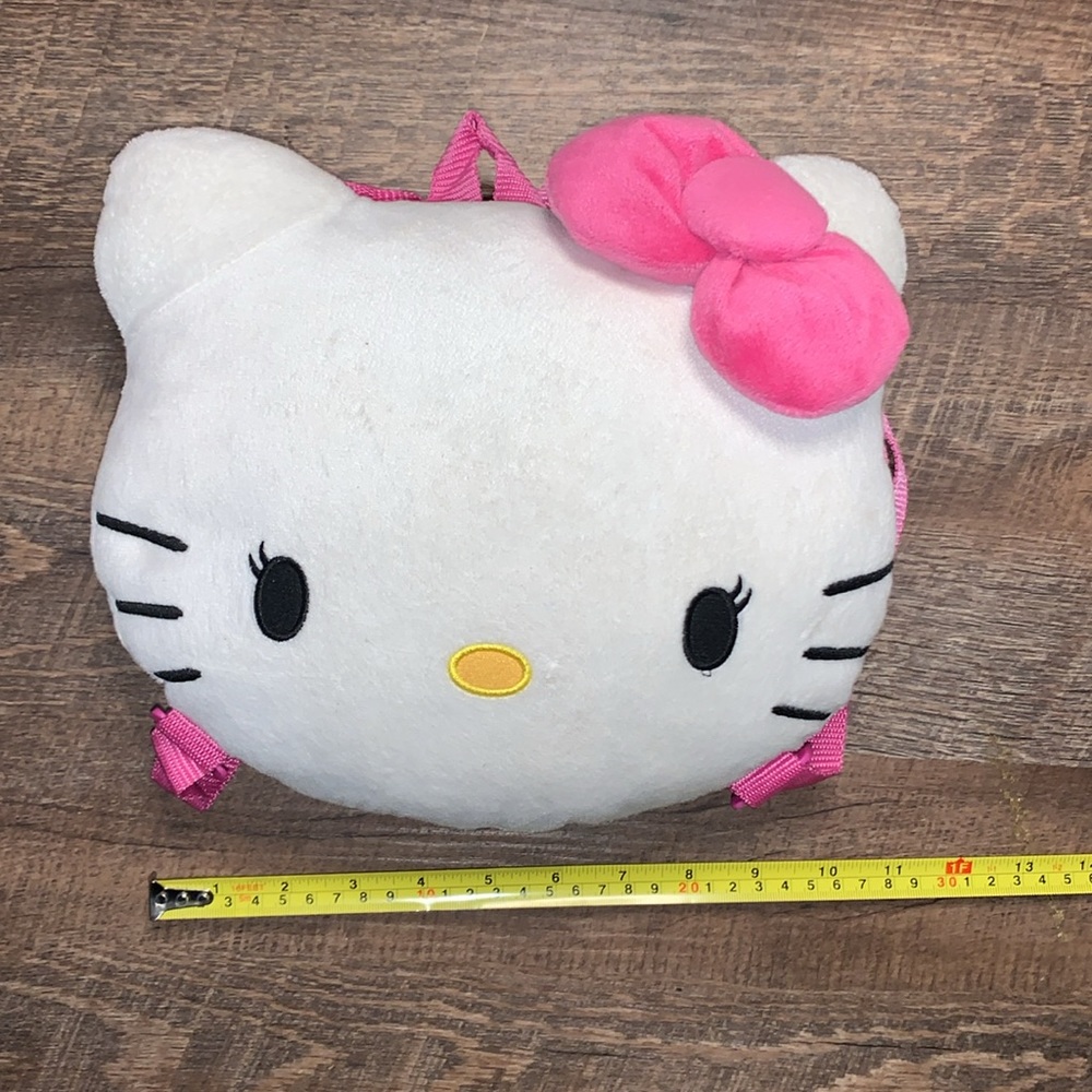 Hello Kitty Squish Super Soft Plush Backpack View 2